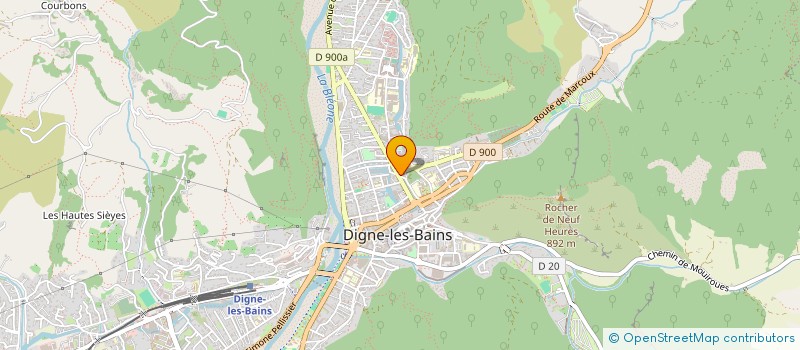 localisation de l'entreprise GRANET BRUNELLO CATILLON CHALVET IRANZO à DIGNE-LES-BAINS