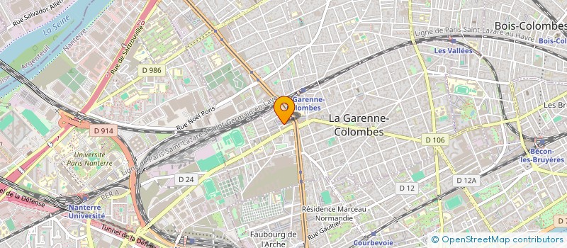 localisation de l'entreprise GRANET CONSULTING à LA GARENNE-COLOMBES