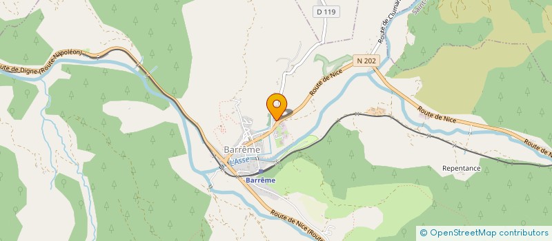 localisation de l'entreprise GRANET SERVICE MOTOCULTURE  BARREME