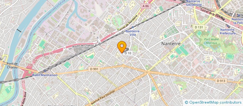 localisation de l'entreprise GRANGE AU GRILL  NANTERRE