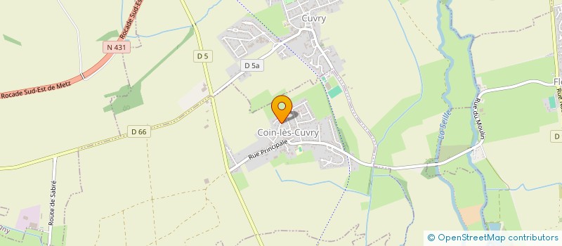 localisation de l'entreprise GRANGE AUX BELLES  COIN-LES-CUVRY