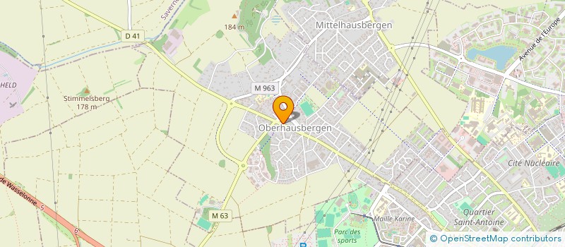 localisation de l'entreprise GRANGE BIKE SHOP  OBERHAUSBERGEN