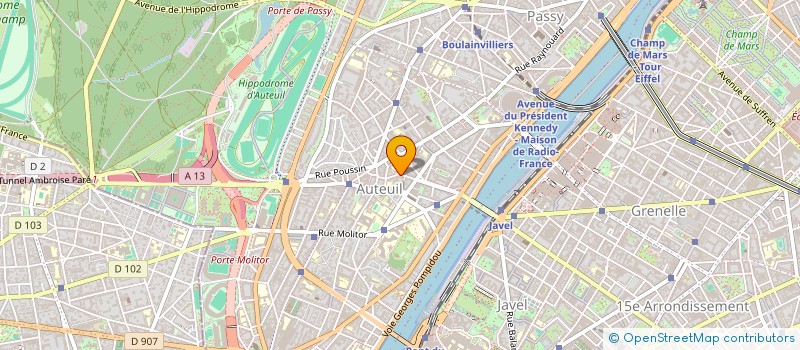 localisation de l'entreprise GRANGE CANAL  PARIS