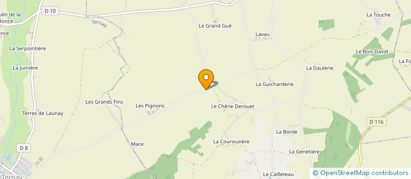 localisation de l'entreprise GRANGE DASSE  SAINT-MARTIN-DES-BOIS