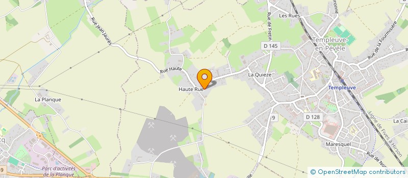 localisation de l'entreprise GRANGE DE BOIS LE VILLE  TEMPLEUVE-EN-PEVELE