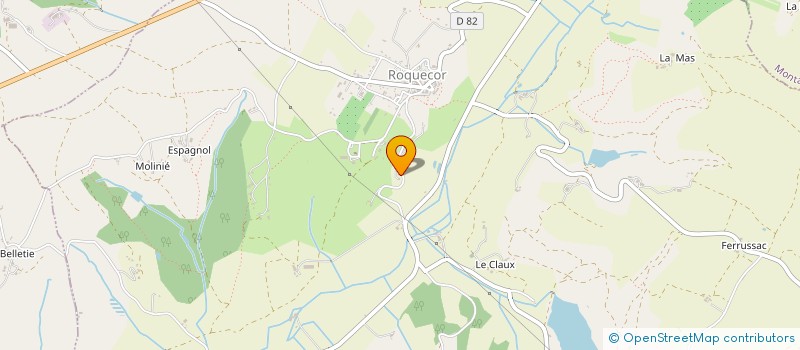 localisation de l'entreprise GRANGE DE JAMES  ROQUECOR