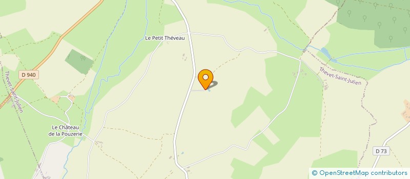 localisation de l'entreprise GRANGE DE POUZLOUP à THEVET-SAINT-JULIEN