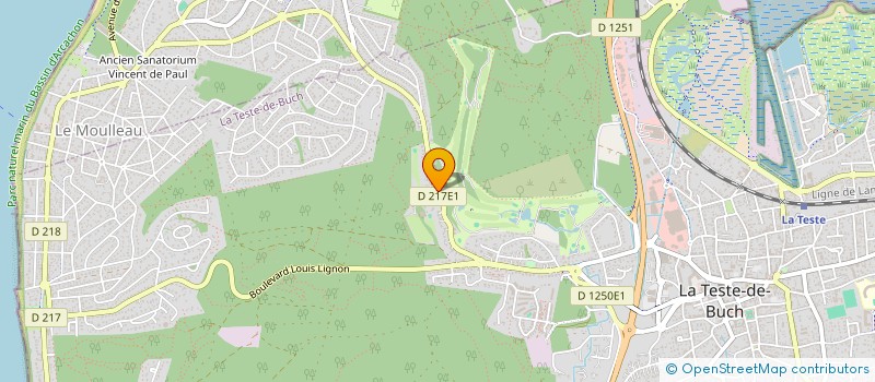 localisation de l'entreprise GRANGE DU GEMIE à LA TESTE-DE-BUCH