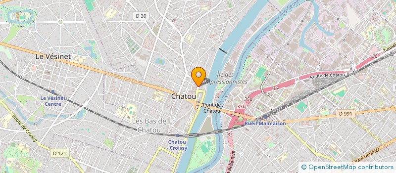 localisation de l'entreprise GRANGE -DUPERRAY  CHATOU