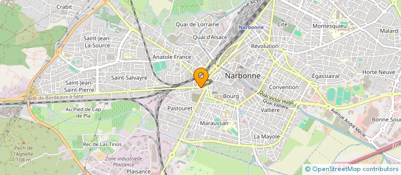 localisation de l'entreprise GRANGE ENERGIES à NARBONNE
