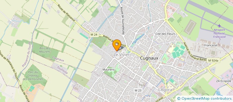 localisation de l'entreprise GRANGE MARCAOUE  CUGNAUX