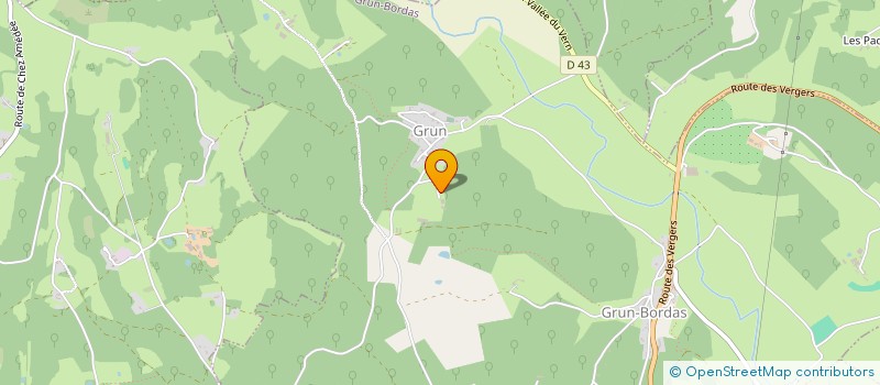 localisation de l'entreprise GRANGE NEUVE à GRUN-BORDAS