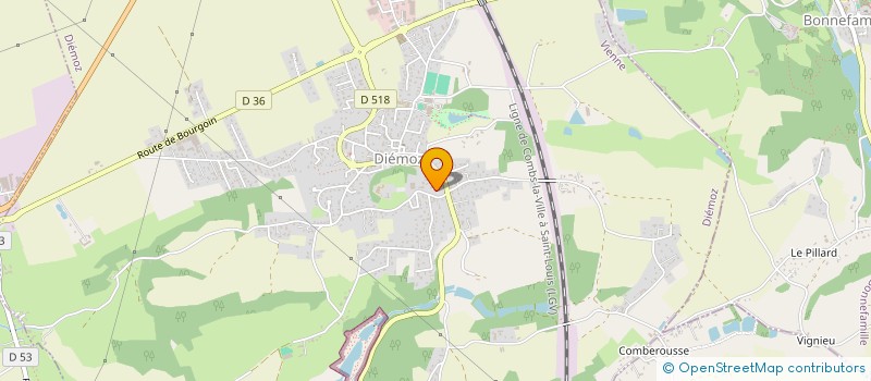 localisation de l'entreprise GRANGE NEUVE  DIEMOZ