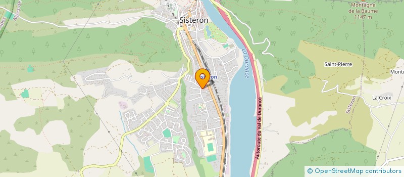 localisation de l'entreprise GRANGE ROLAND à SISTERON