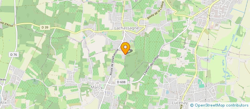 localisation de l'entreprise GRANGE VAL HORIZON  LACHASSAGNE