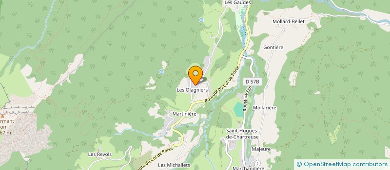 localisation de l'entreprise GRANGE VENIN  SAINT-PIERRE-DE-CHARTREUSE