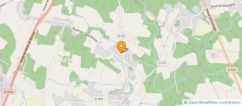 localisation de l'entreprise GRANGER  BRETAGNE-DE-MARSAN