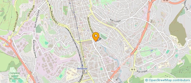 localisation de l'entreprise GRANGER JACQUES  SAINT-ETIENNE