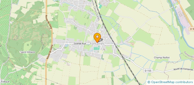 localisation de l'entreprise GRANGER VOLATIER  FONTAINES