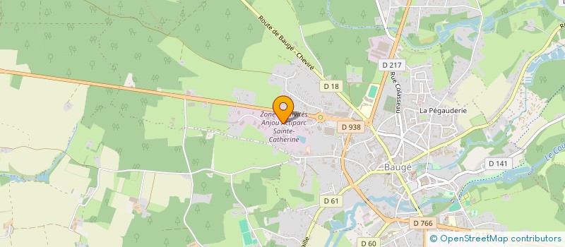 localisation de l'entreprise GRANGES à BAUGE-EN-ANJOU
