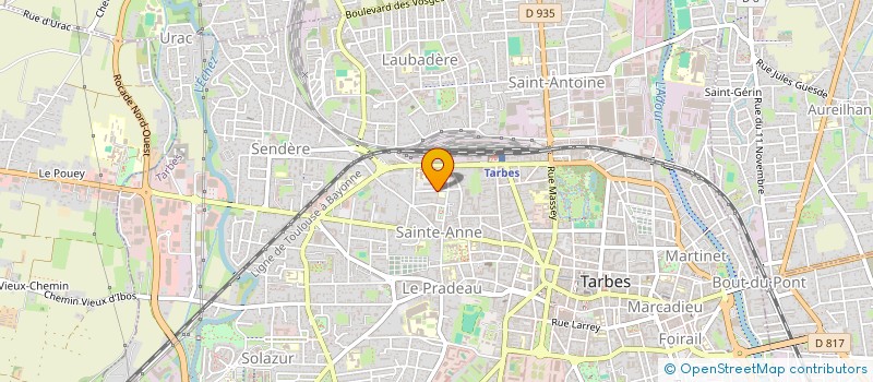 localisation de l'entreprise GRANGES FORAINES EN HAUTES PYRENEES  TARBES