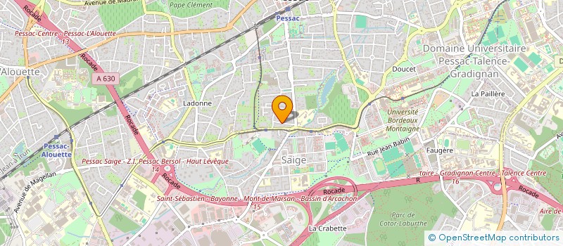 localisation de l'entreprise GRANGES PRODUCTION à PESSAC