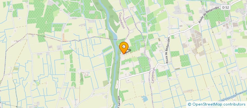 localisation de l'entreprise GRANGET FRUITS ET LEGUMES  BEDARRIDES