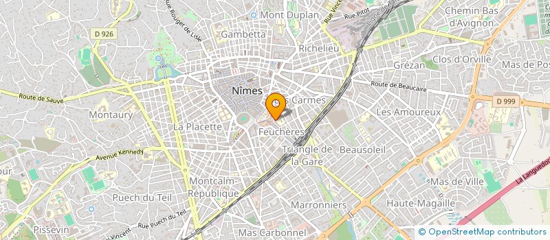 localisation de l'entreprise GRANGETTE SNC à NIMES
