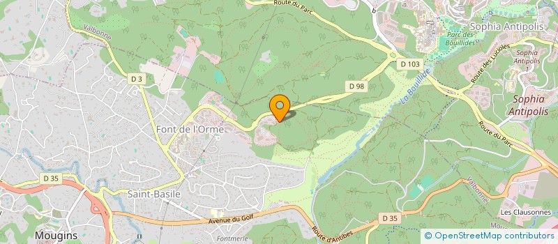 localisation de l'entreprise GRANGETTES SWITZERLAND à MOUGINS