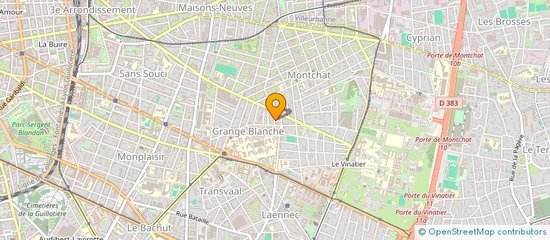 localisation de l'entreprise GRANGIER-DUCROS  LYON