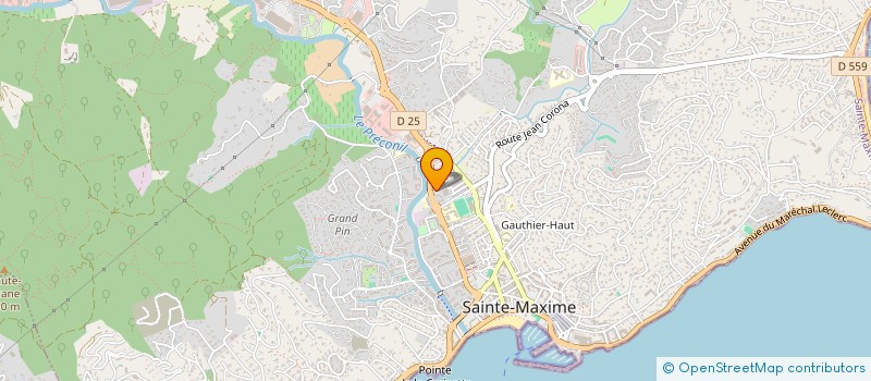 localisation de l'entreprise GRANI PAVAGE à SAINTE-MAXIME