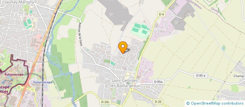 localisation de l'entreprise GRANIBIO à JAUNAY-MARIGNY