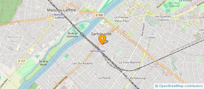 localisation de l'entreprise GRANIE  SARTROUVILLE