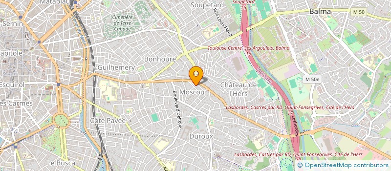 localisation de l'entreprise GRANIE-OLIVIER à TOULOUSE