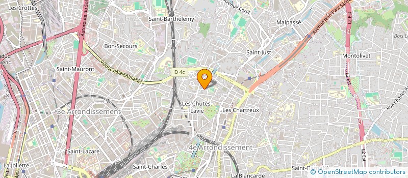 localisation de l'entreprise GRANIER - ARTERO à MARSEILLE