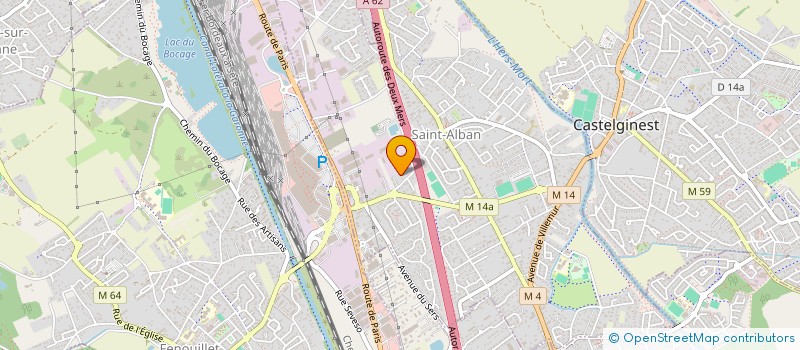 localisation de l'entreprise GRANIER INVEST  SAINT-ALBAN