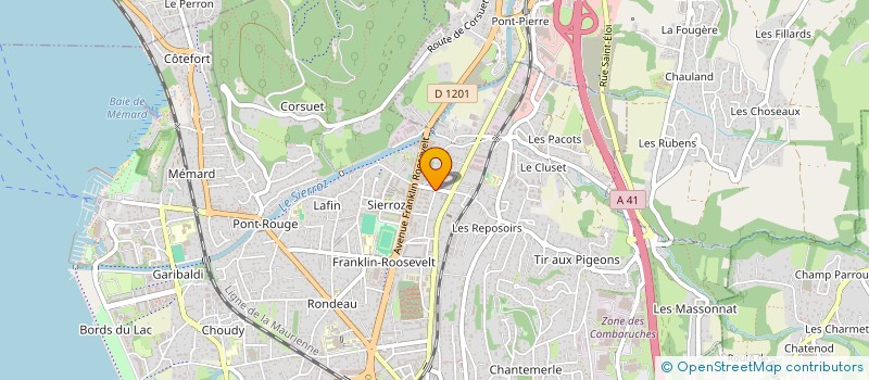 localisation de l'entreprise GRANIER INVEST  AIX-LES-BAINS