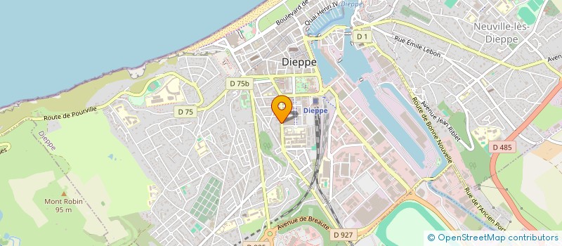 localisation de l'entreprise GRANIER ROISSET  DIEPPE