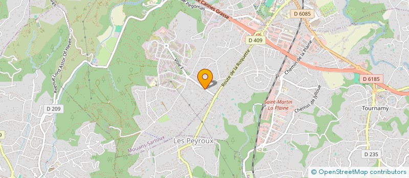 localisation de l'entreprise GRANIOU SOLUTIONS INDUSTRIELLES à MOUANS-SARTOUX