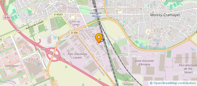 localisation de l'entreprise GRANIPOSE à MOISSY-CRAMAYEL
