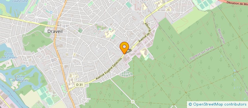localisation de l'entreprise GRANIT à DRAVEIL