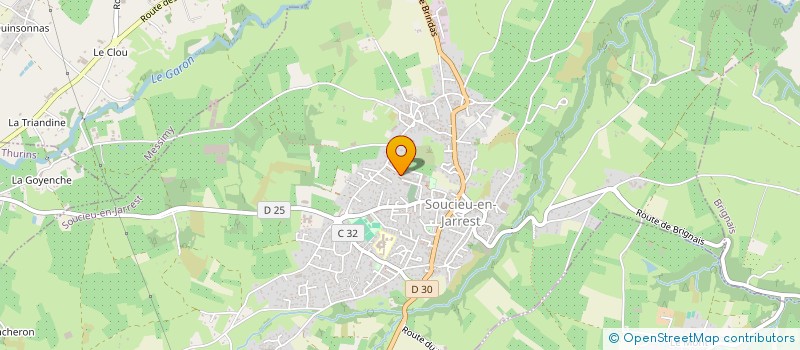 localisation de l'entreprise GRANIT  SOUCIEU-EN-JARREST