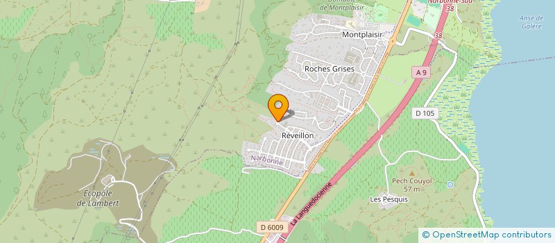 localisation de l'entreprise GRANIT'ART  NARBONNE