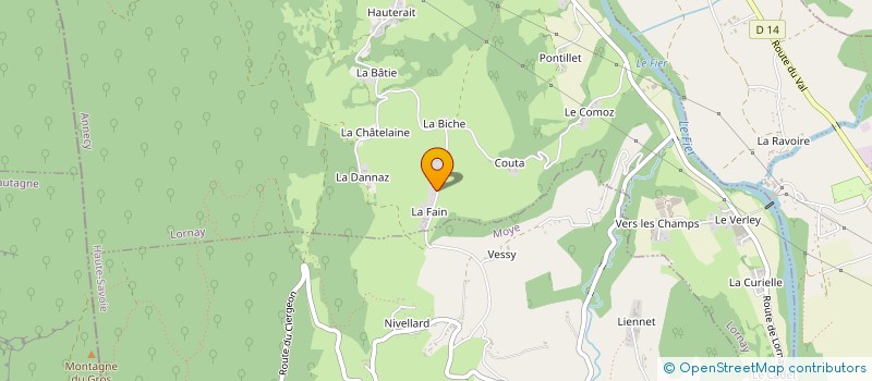 localisation de l'entreprise GRANIT & CO  LORNAY