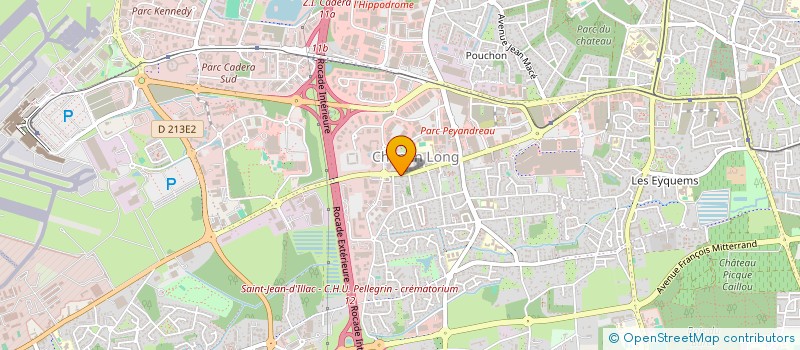 localisation de l'entreprise GRANIT CONSTRUCTIONS  MERIGNAC