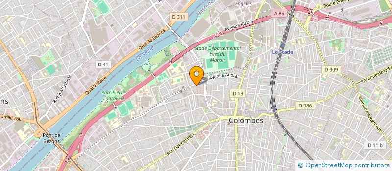localisation de l'entreprise GRANIT CONSULTING à COLOMBES