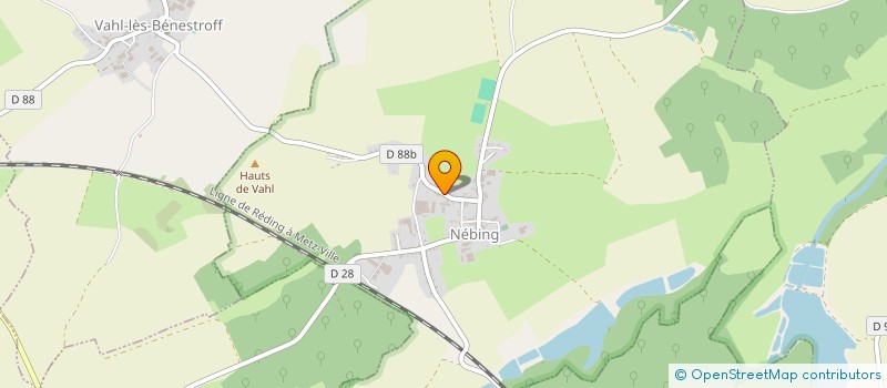 localisation de l'entreprise GRANIT CREATION  NEBING