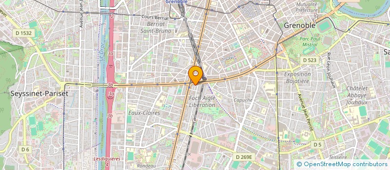 localisation de l'entreprise GRANIT & DESIGN  GRENOBLE