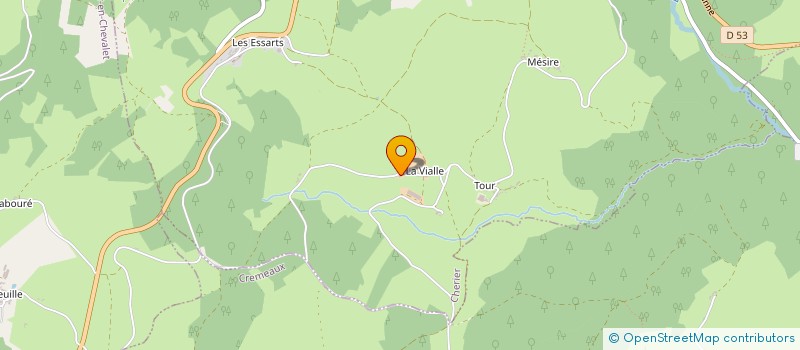 localisation de l'entreprise GRANIT ENERGIE  CHERIER