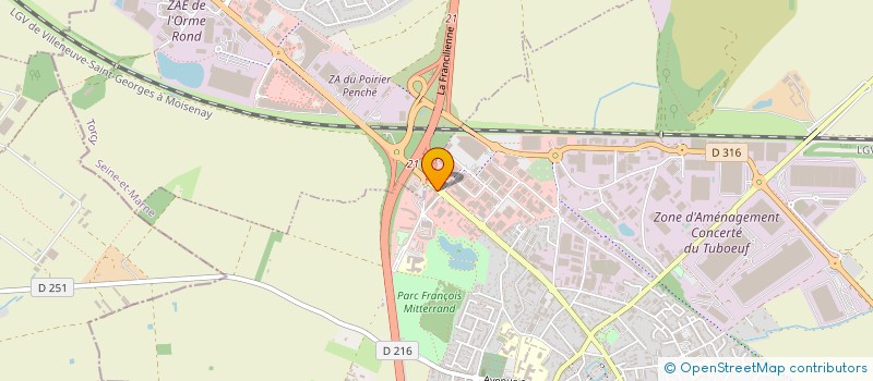 localisation de l'entreprise GRANIT MARBRE ET INNOVATION à BRIE-COMTE-ROBERT